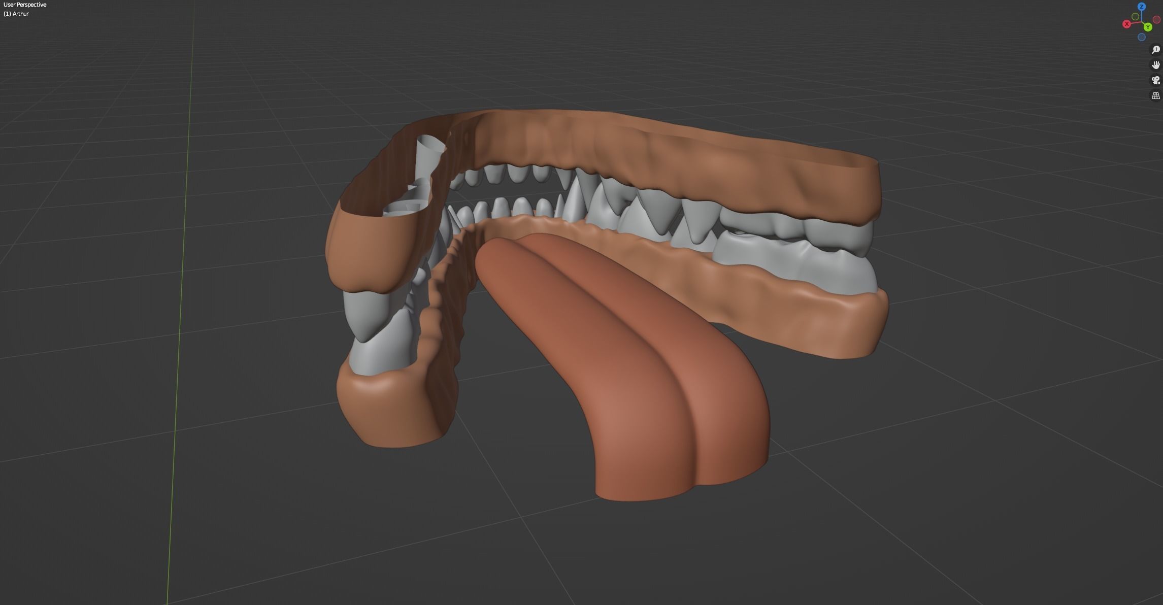 Arthur Anthro Lion 3D model_87