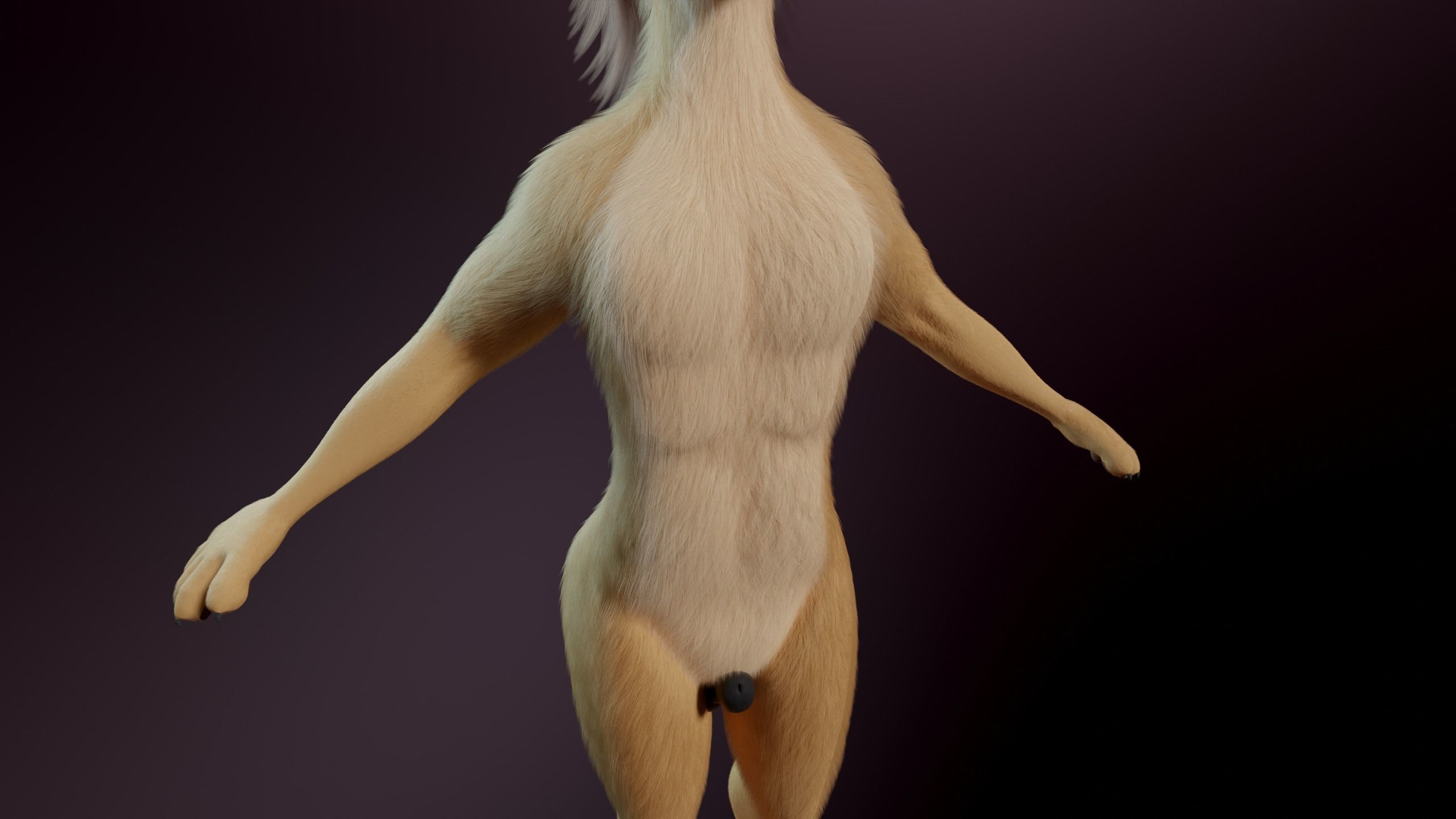 Arthur Anthro Lion 3D model_7