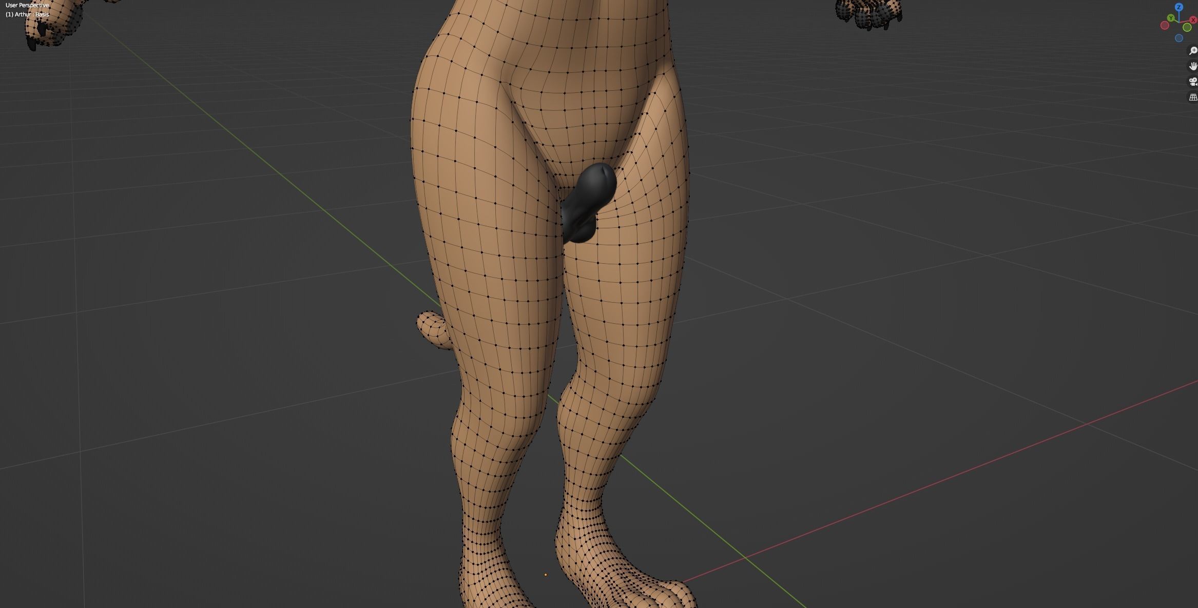 Arthur Anthro Lion 3D model_69