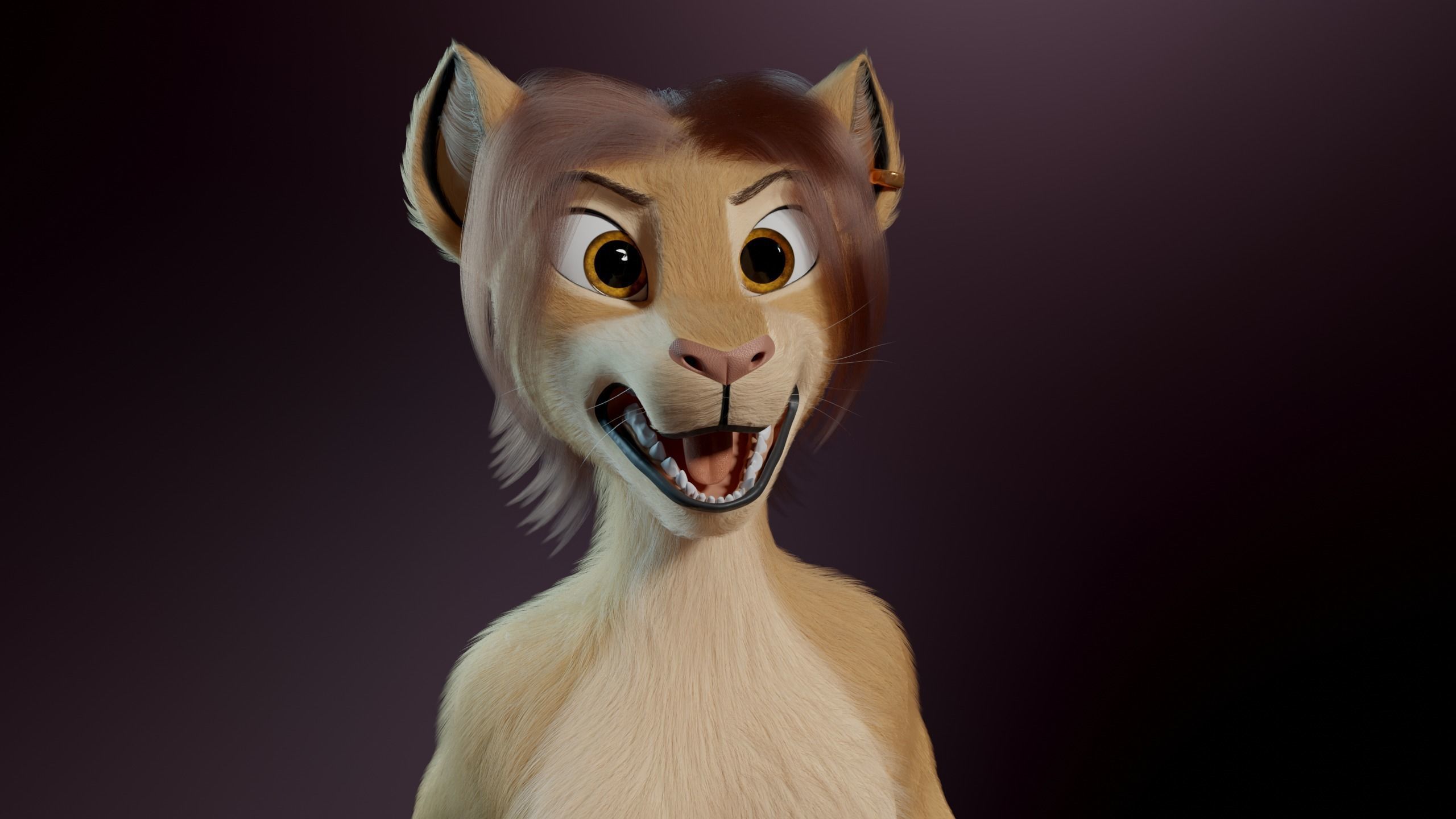 Arthur Anthro Lion 3D model_38