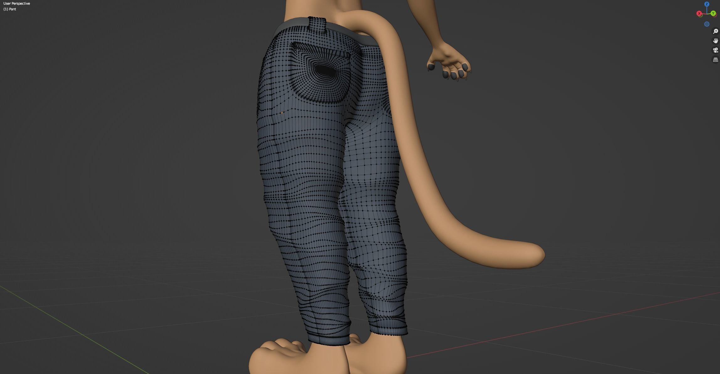 Arthur Anthro Lion 3D model_80