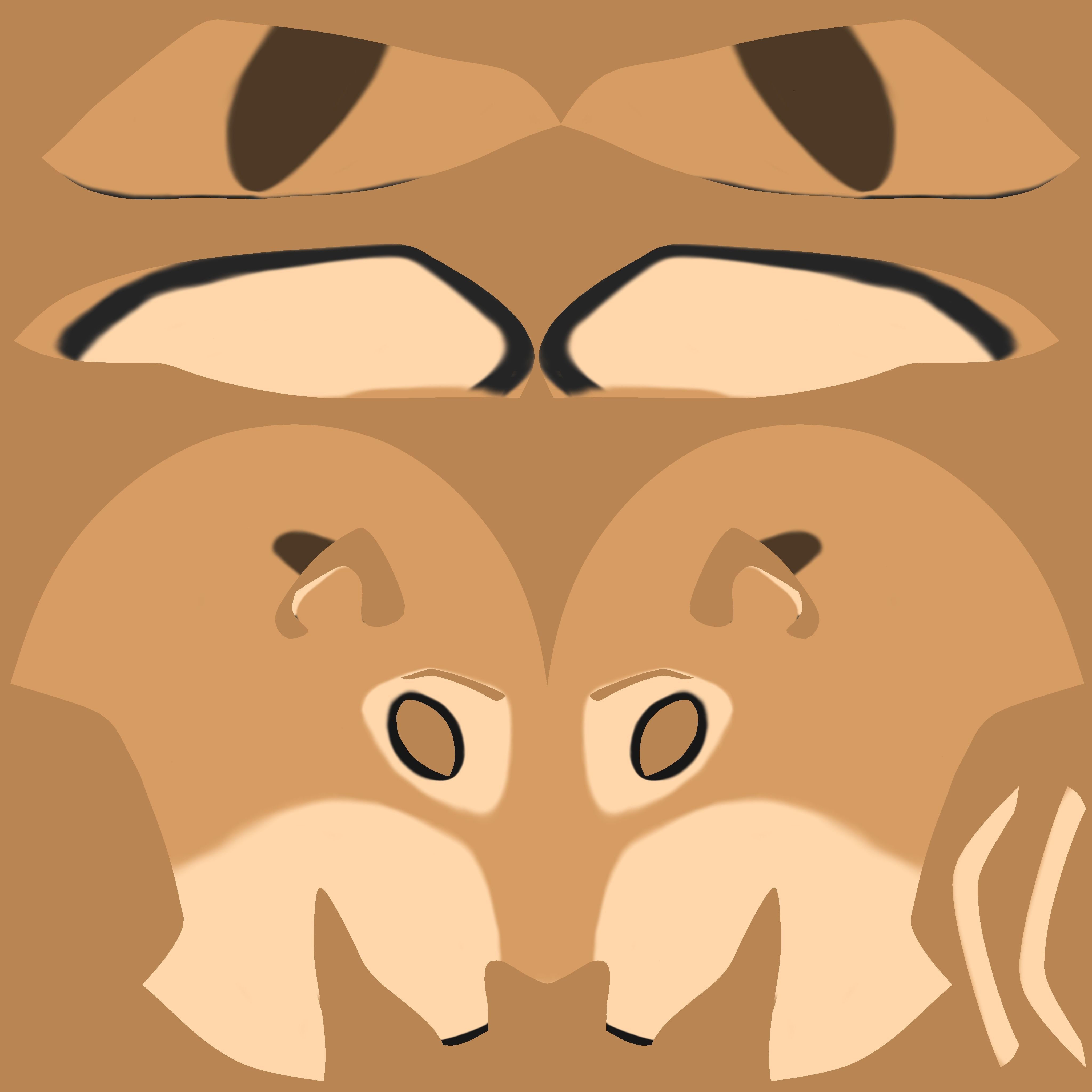 Arthur Anthro Lion 3D model_101