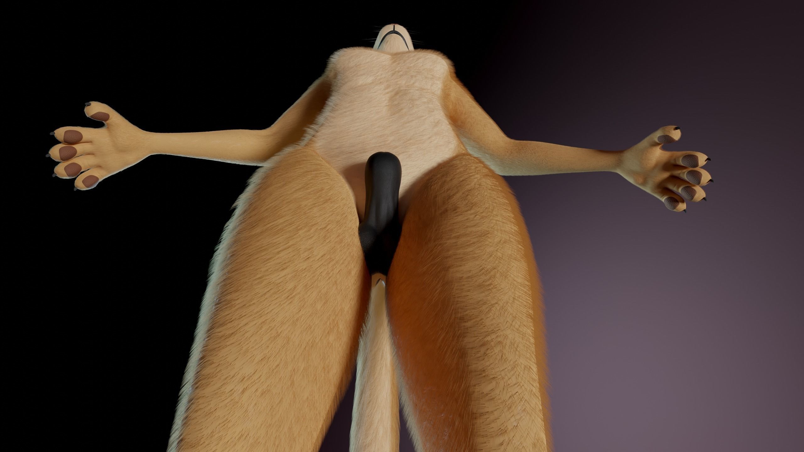 Arthur Anthro Lion 3D model_16