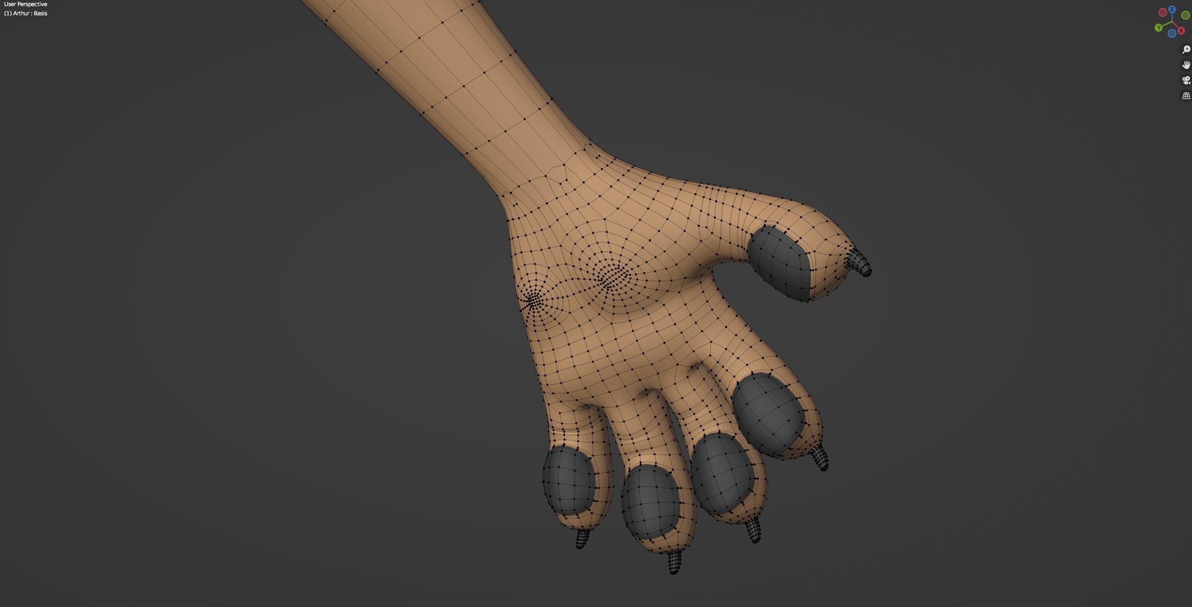 Arthur Anthro Lion 3D model_72