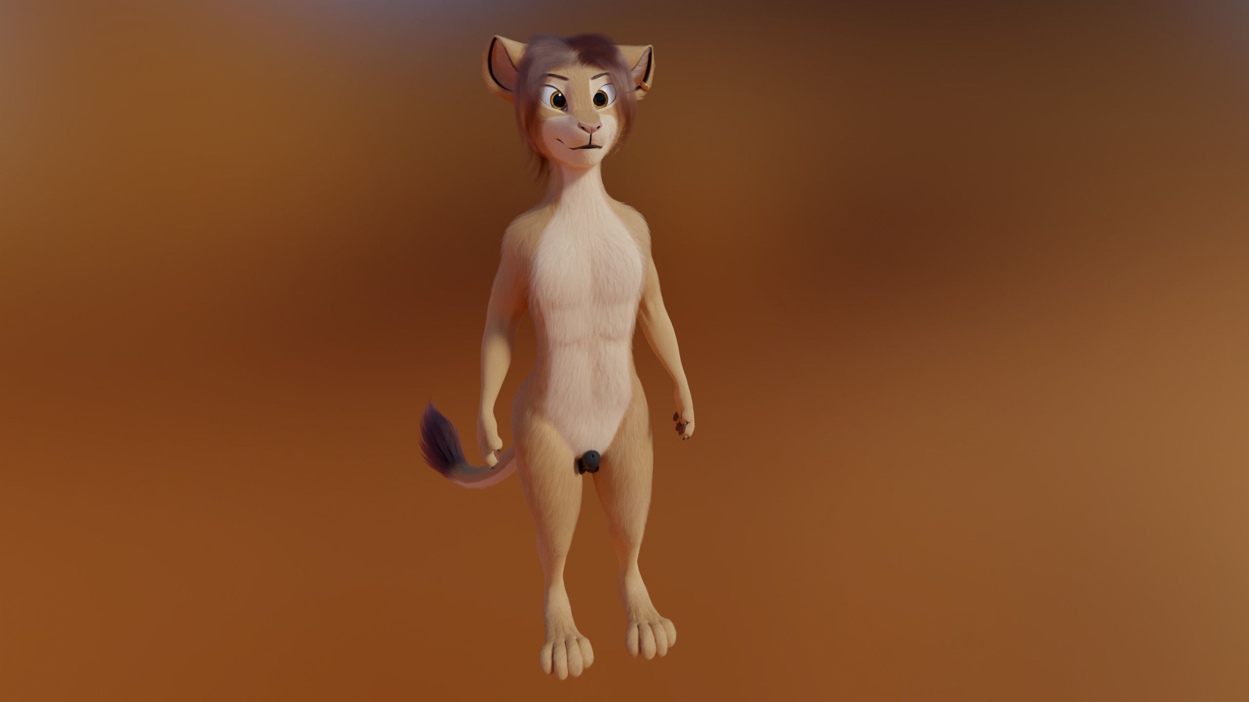 Arthur Anthro Lion 3D model_22