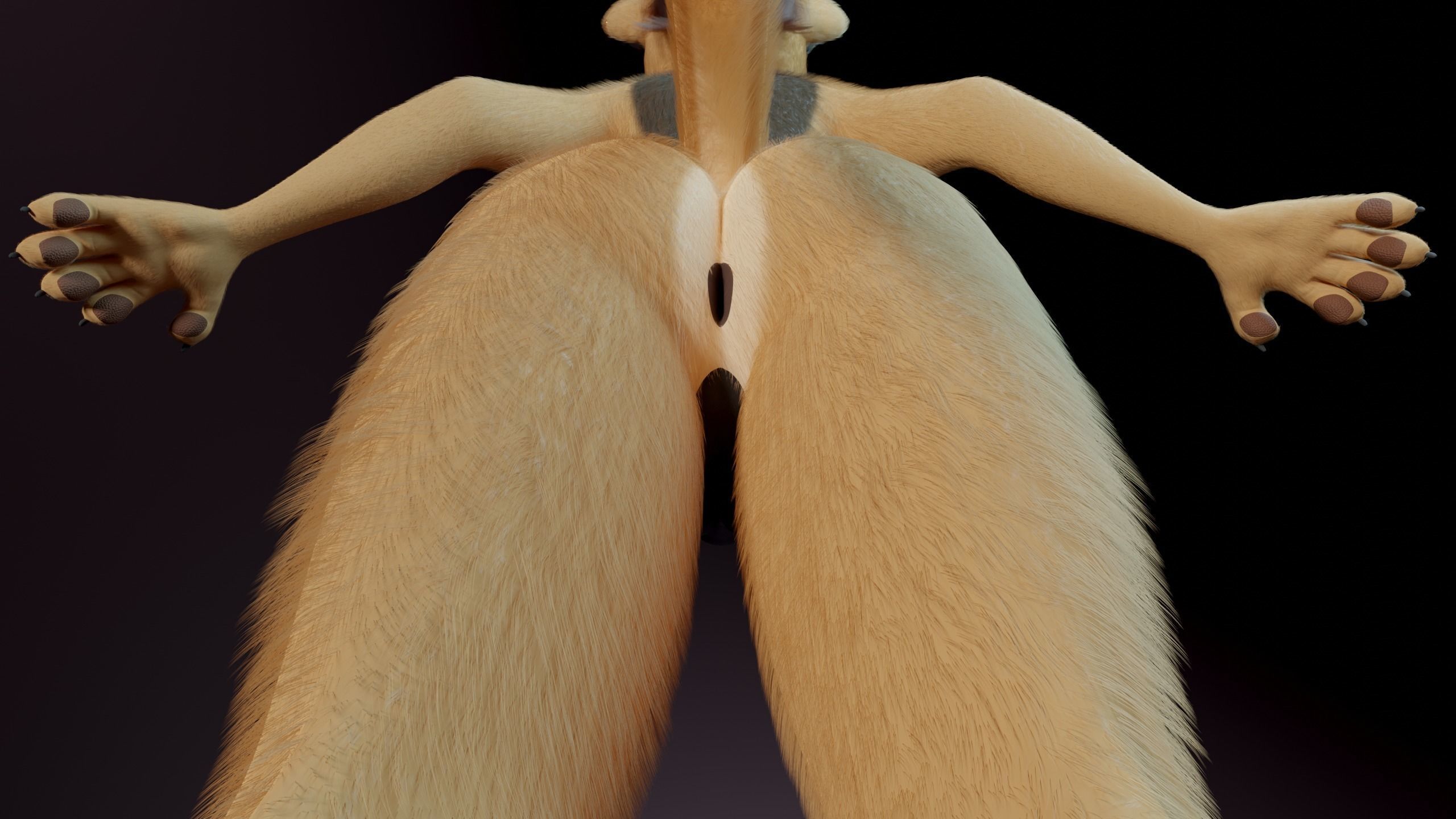 Arthur Anthro Lion 3D model_17