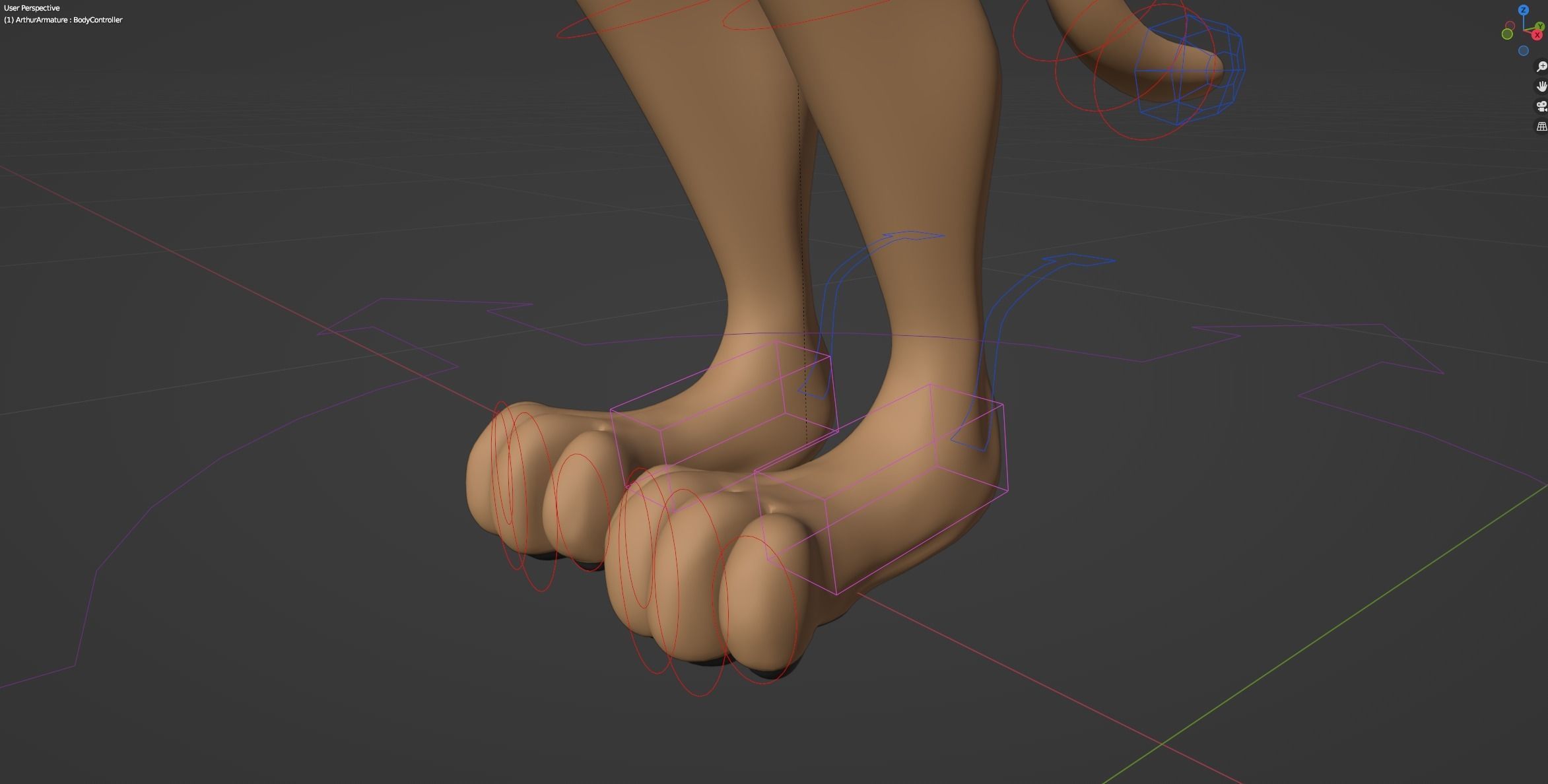 Arthur Anthro Lion 3D model_47