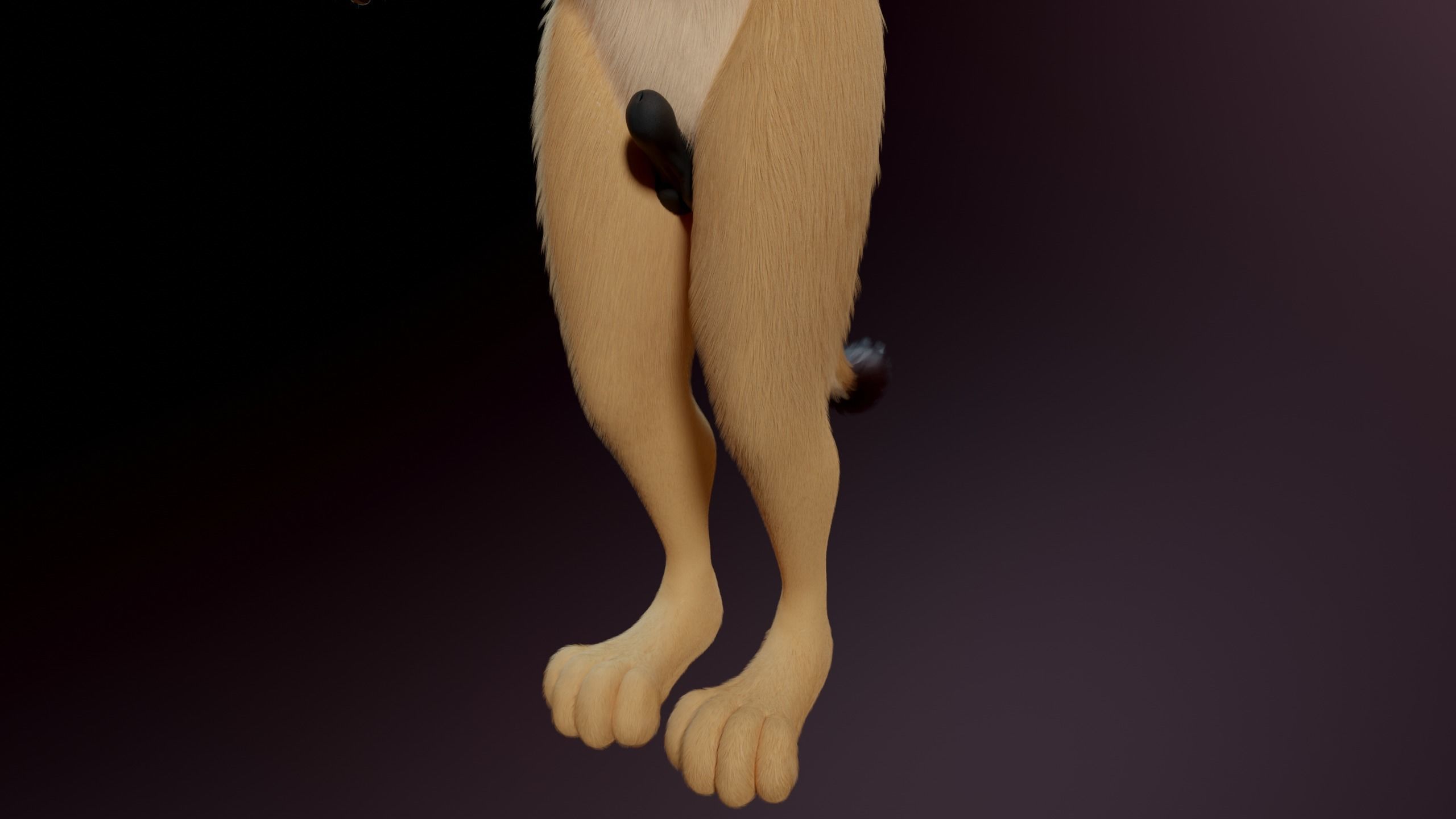 Arthur Anthro Lion 3D model_9