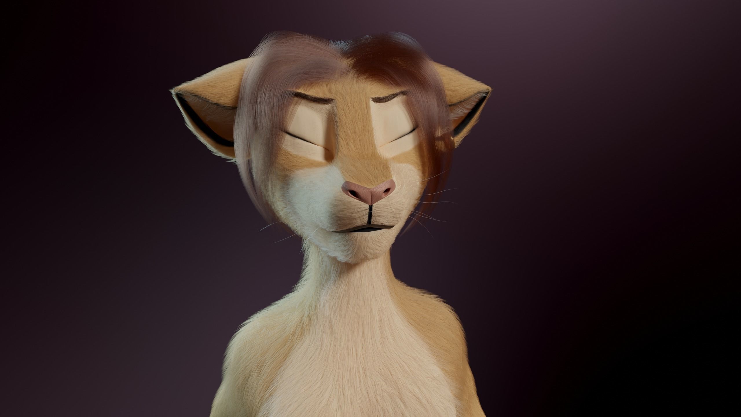 Arthur Anthro Lion 3D model_36