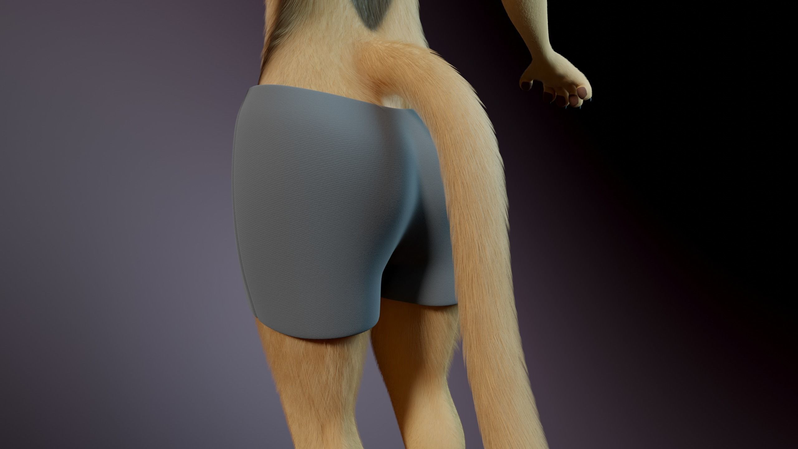 Arthur Anthro Lion 3D model_28