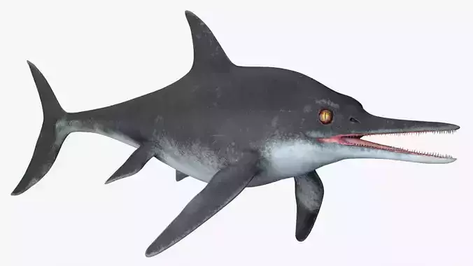 8K Realistic Ichthyosaurus