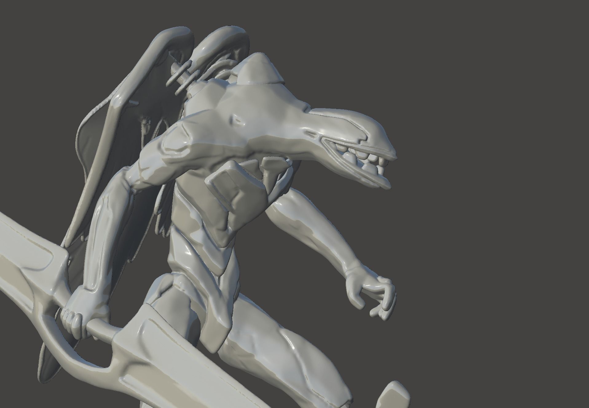 End Of Evangelion Mass Production Eva MASS PRODUCTION EVA UNIT 05 - END OF EVANGELION NEON GENESIS 3D model