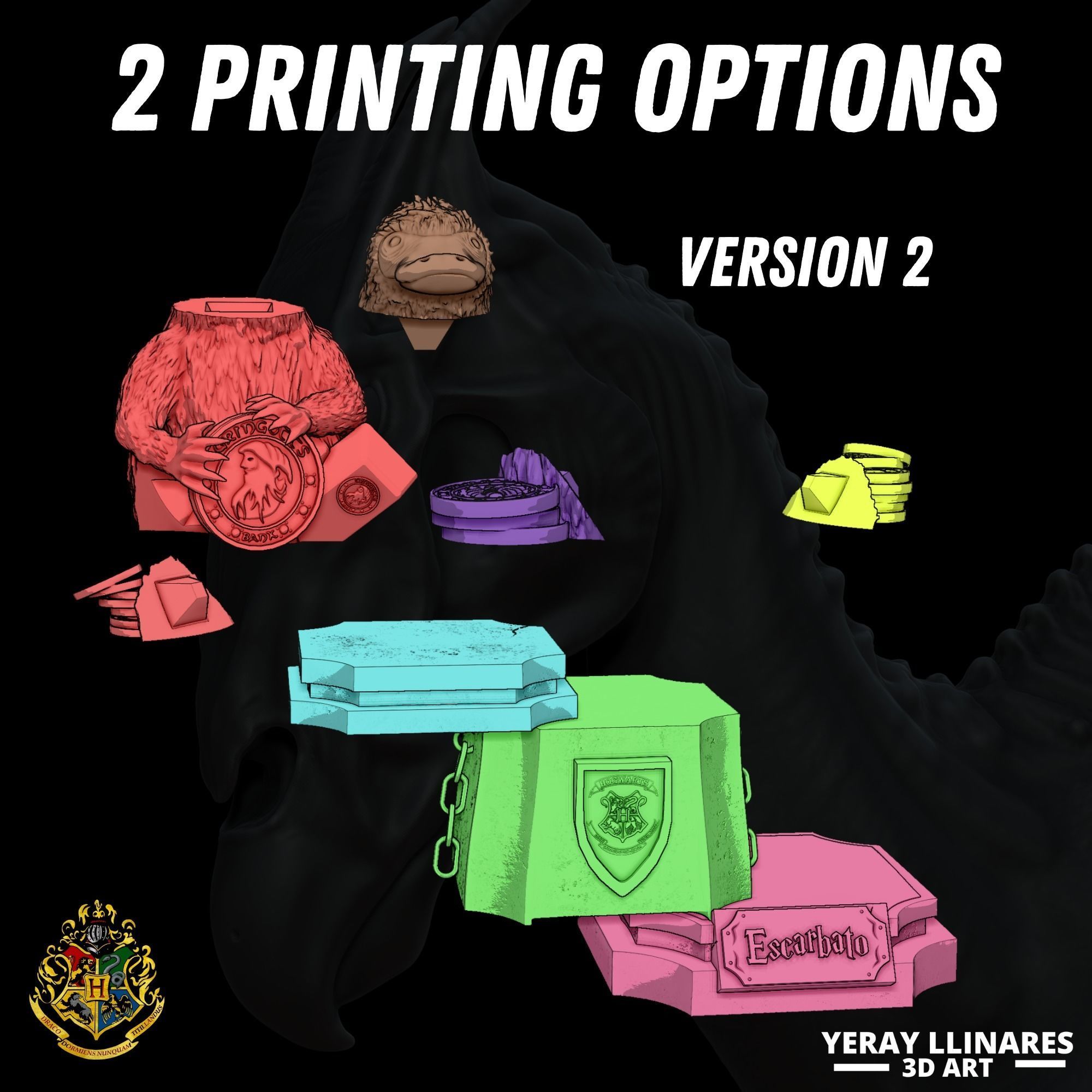 Niffler Bust Sculpture 3D print model_5