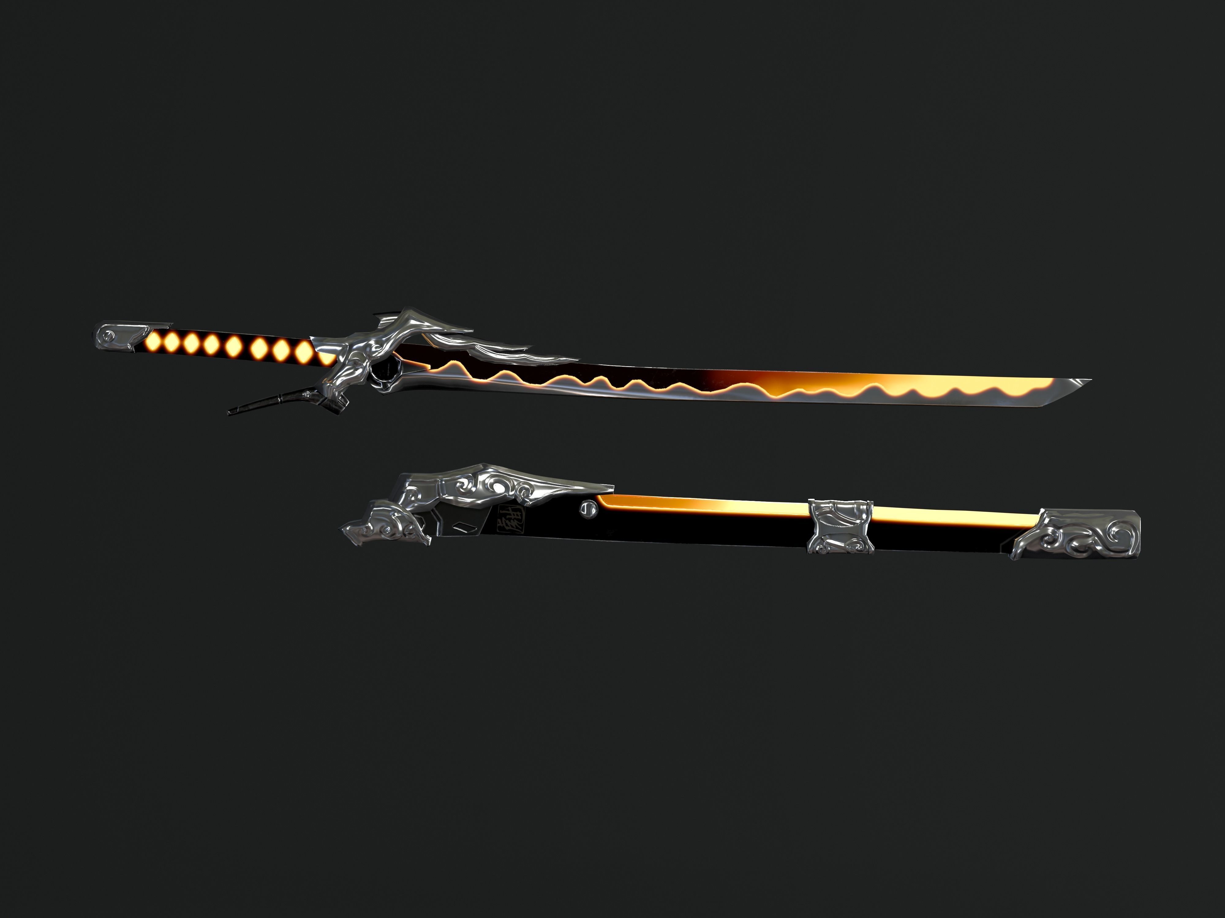 Alpha warrior Low-poly 3D model_7