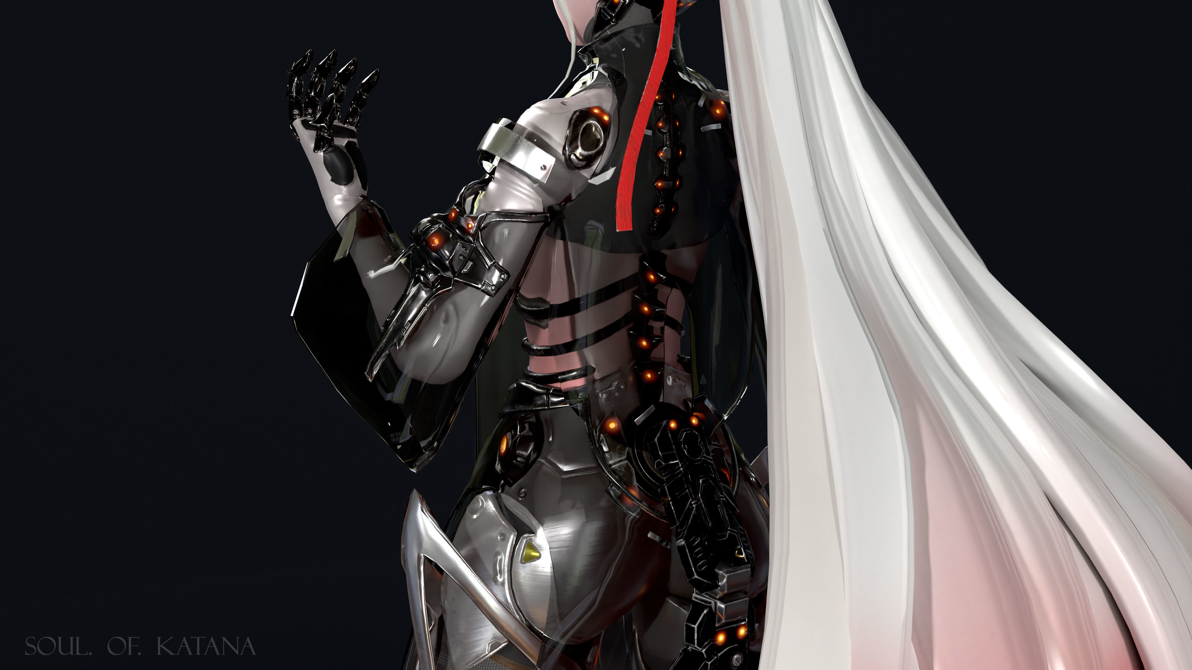 Alpha warrior Low-poly 3D model_5