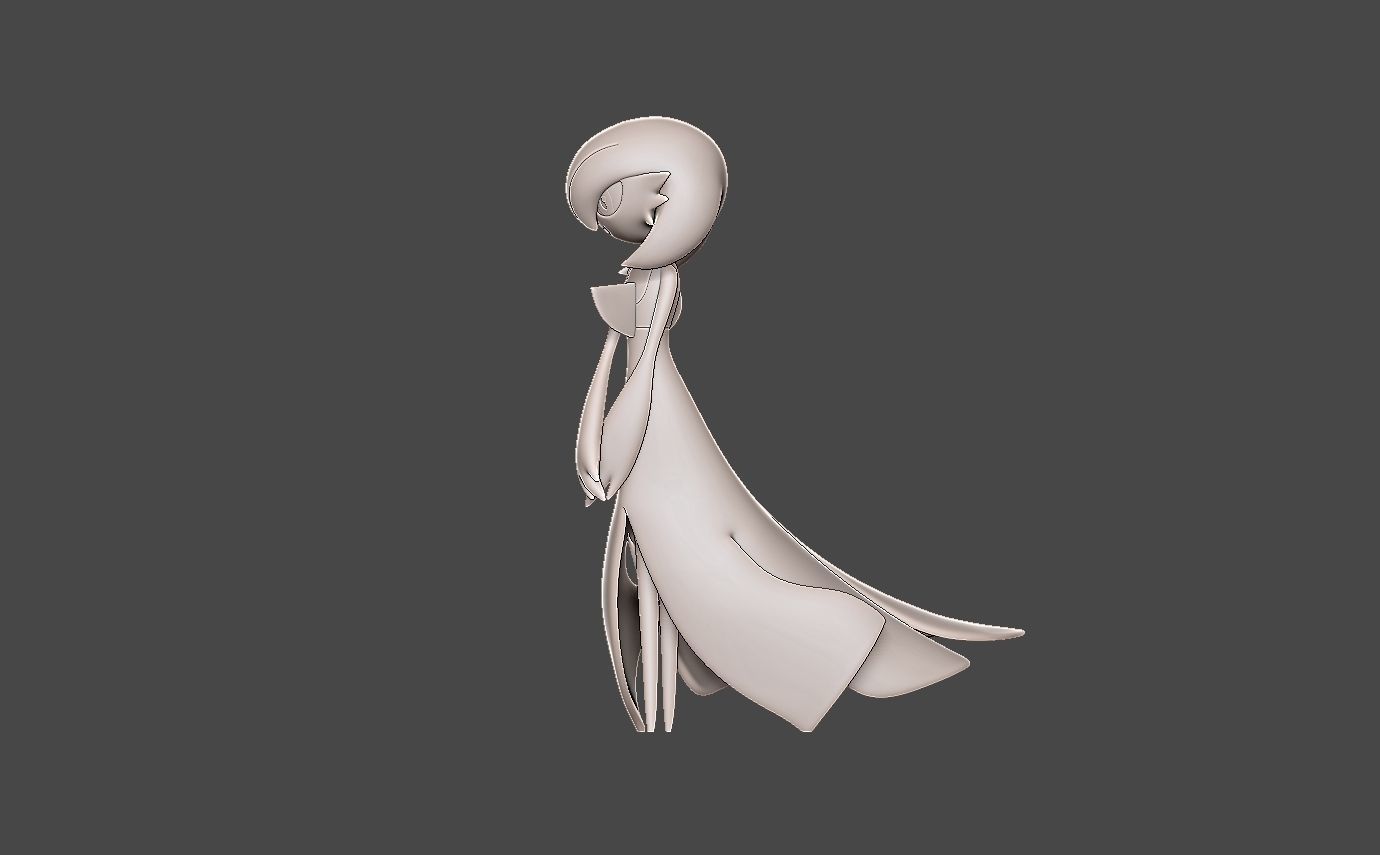 Pokemon gardevoir 3D print model_6