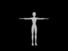 Toon Female Base 3D model_1