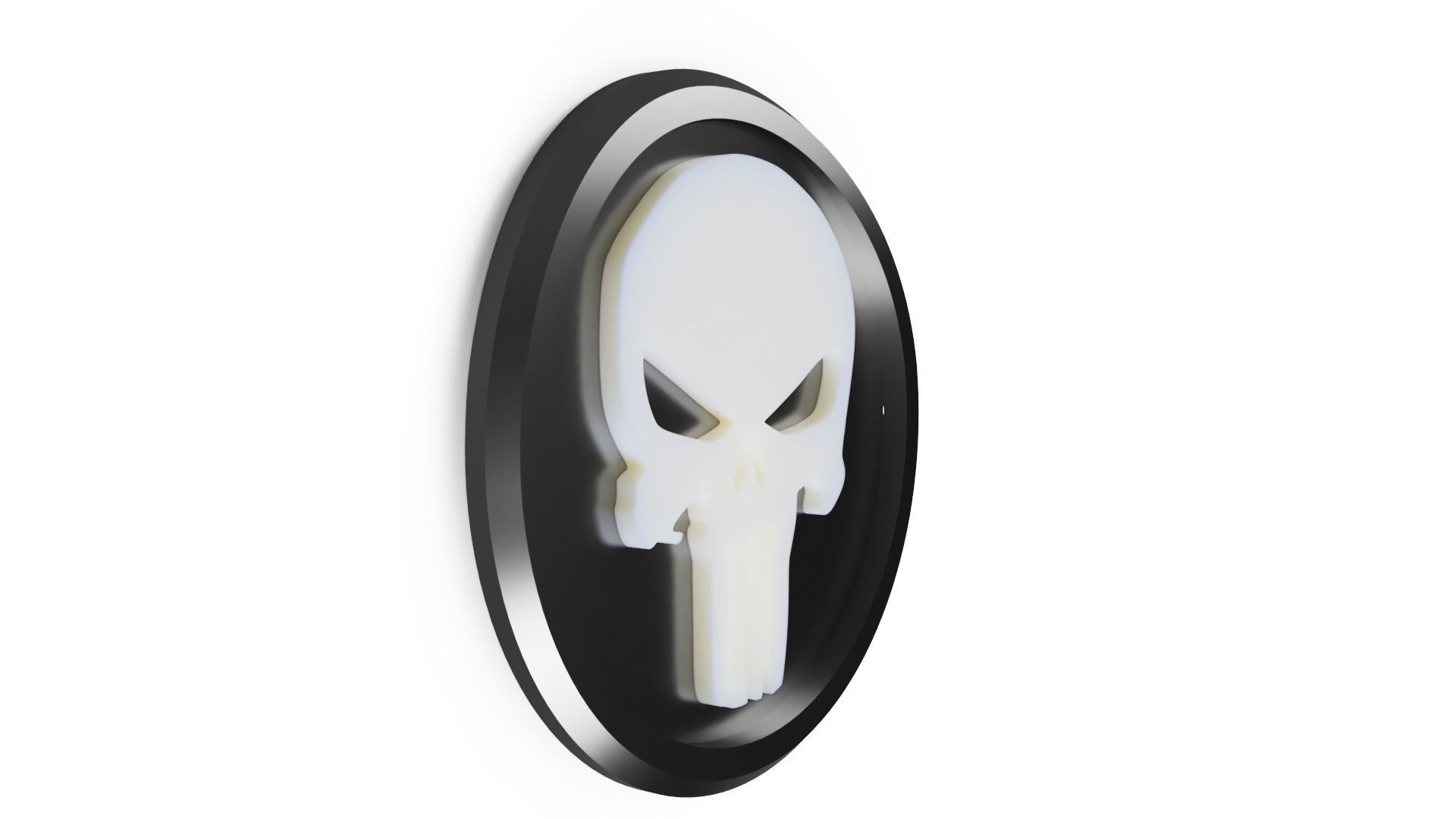 Punisher badge for Holden - Chevy SS - HSV VE-VF models 3D print model_2