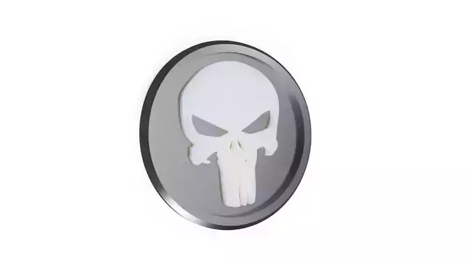 Punisher badge for Holden - Chevy SS - HSV VE-VF models 3D print model