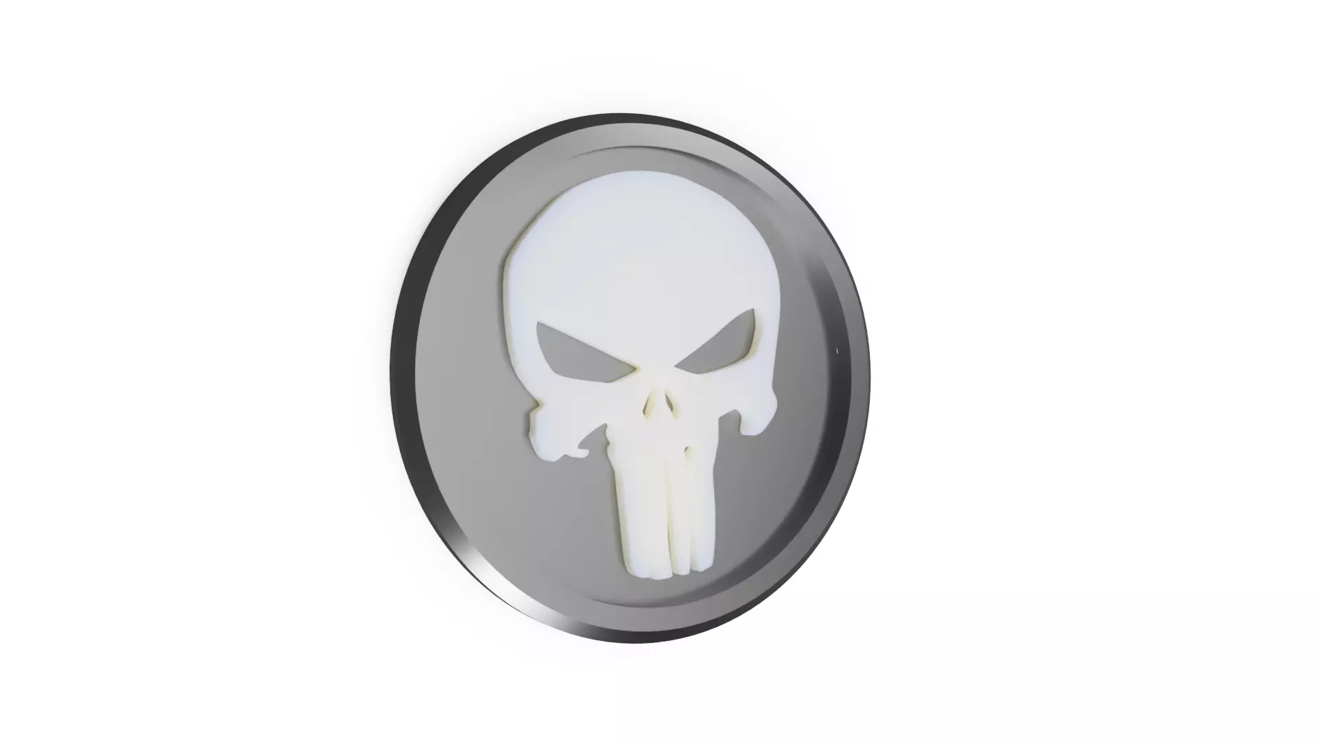 Punisher badge for Holden - Chevy SS - HSV VE-VF models 3D print model_0