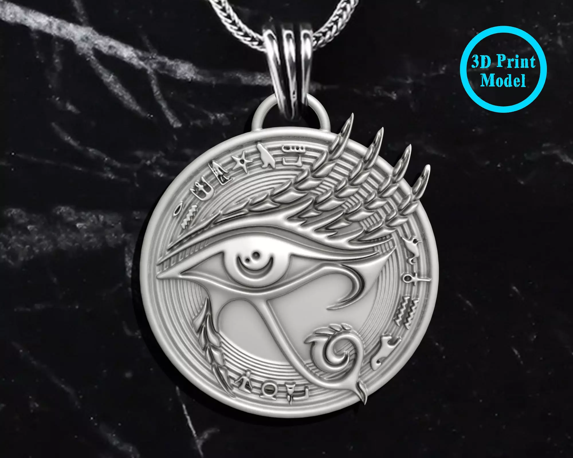 EYE HORUS PENDANT 3D print model