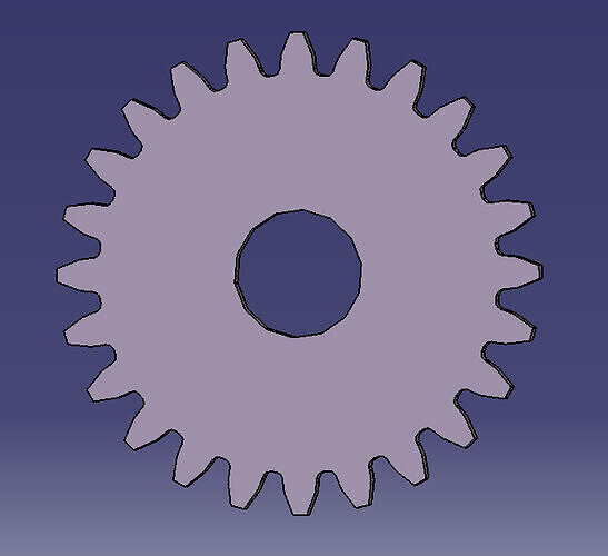A pinion gear  3D model