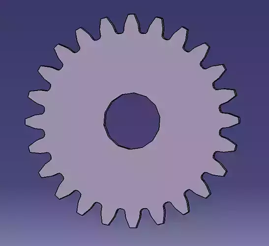 A pinion gear 