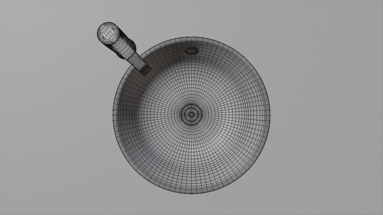 Bathroom sink 3D model_9