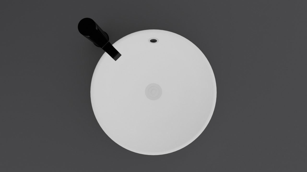 Bathroom sink 3D model_4