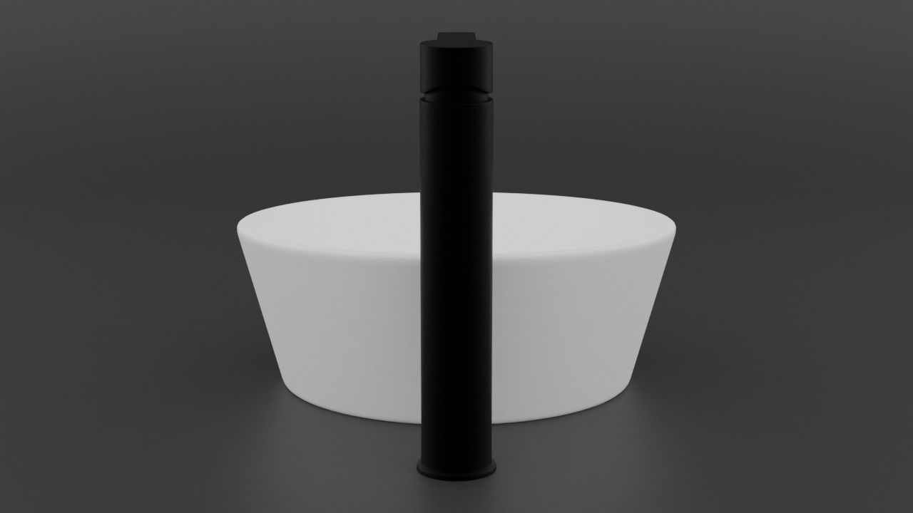 Bathroom sink 3D model_3