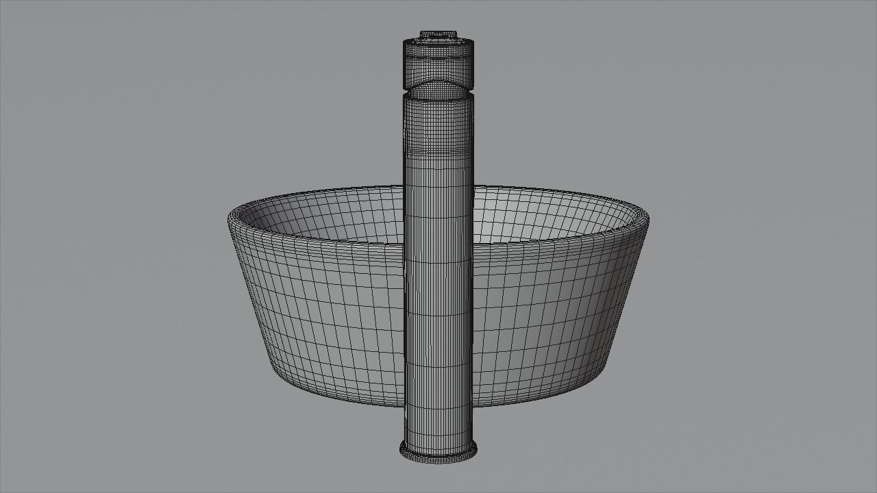 Bathroom sink 3D model_8