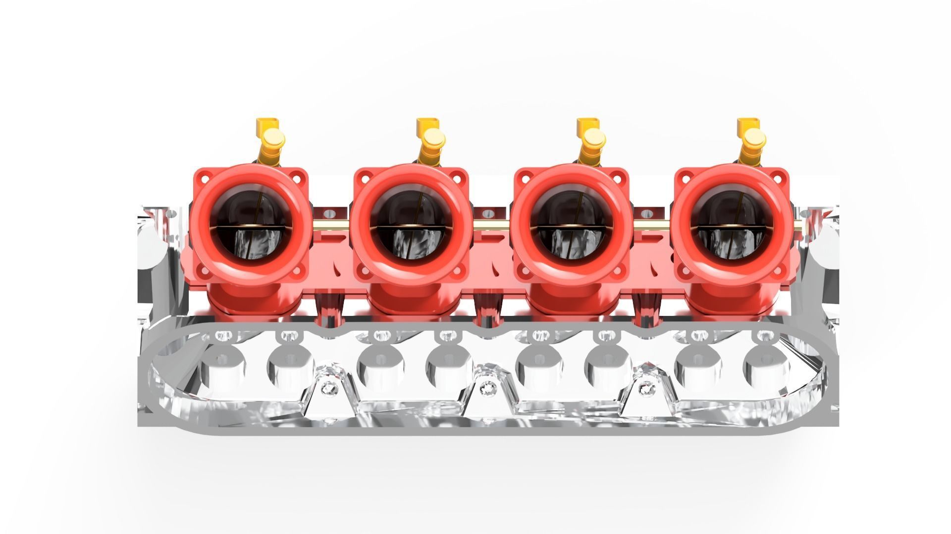 Individual Throttle Body for GM LS3 engines 3D print model_5