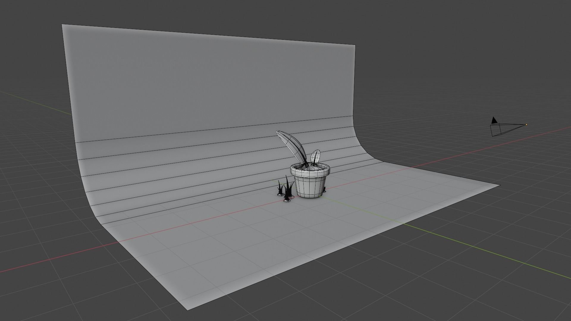 Cartoon Plant Sapling - Stylized Potted 3D Asset Model 3D model_11