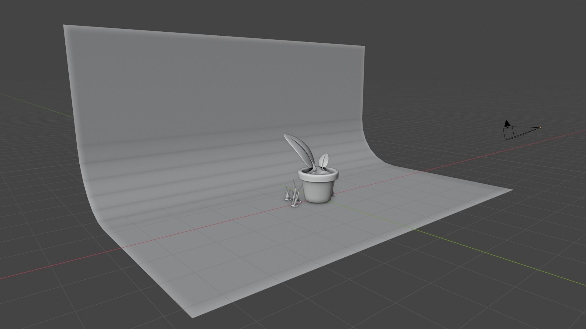 Cartoon Plant Sapling - Stylized Potted 3D Asset Model 3D model_10