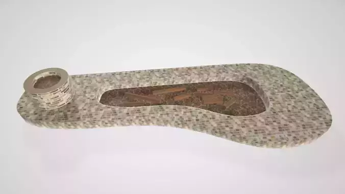 Custom Fire Pit with Grill