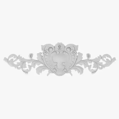 Cartouche Ornament 009 3D model