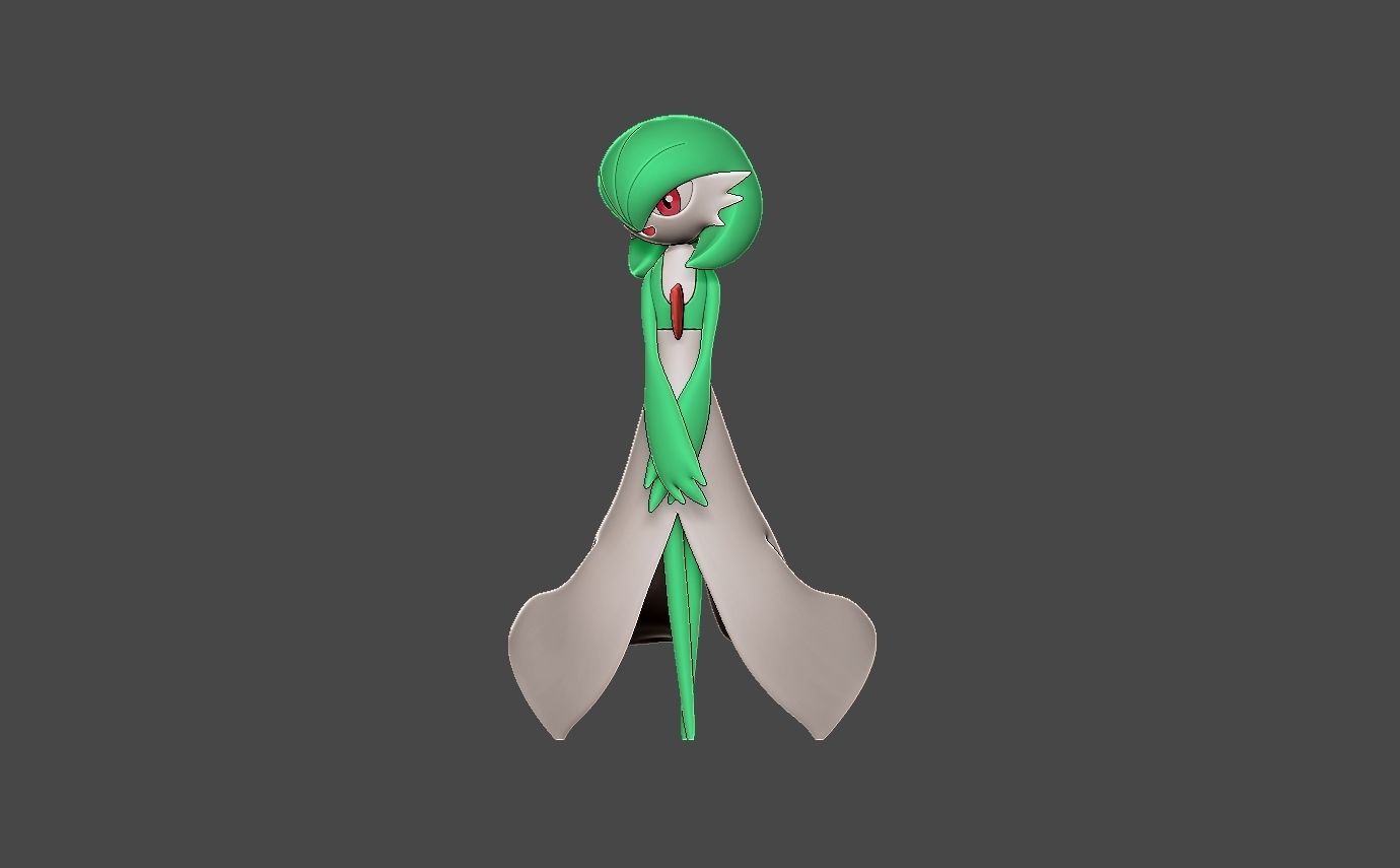 Pokemon ralts evolution pack 3D print model_15