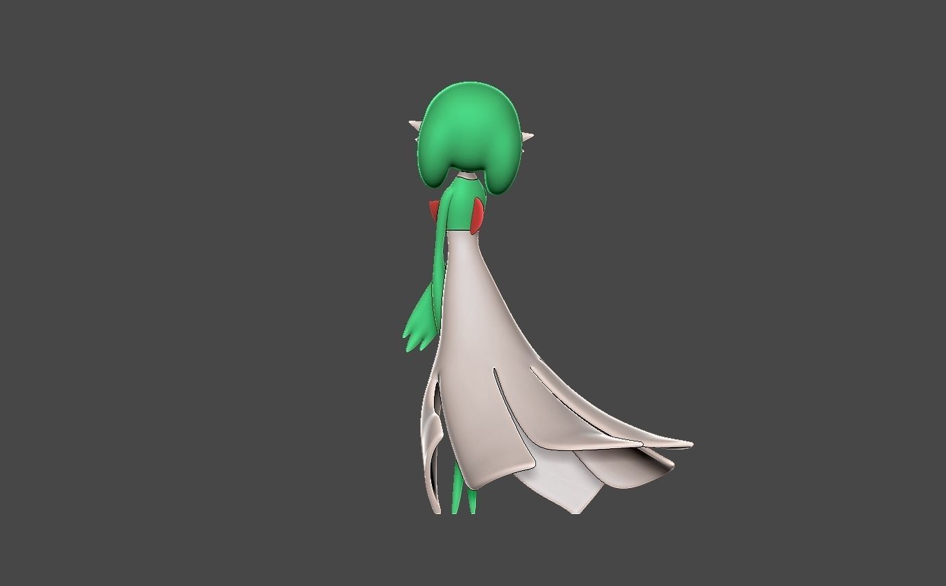 Pokemon ralts evolution pack 3D print model_30
