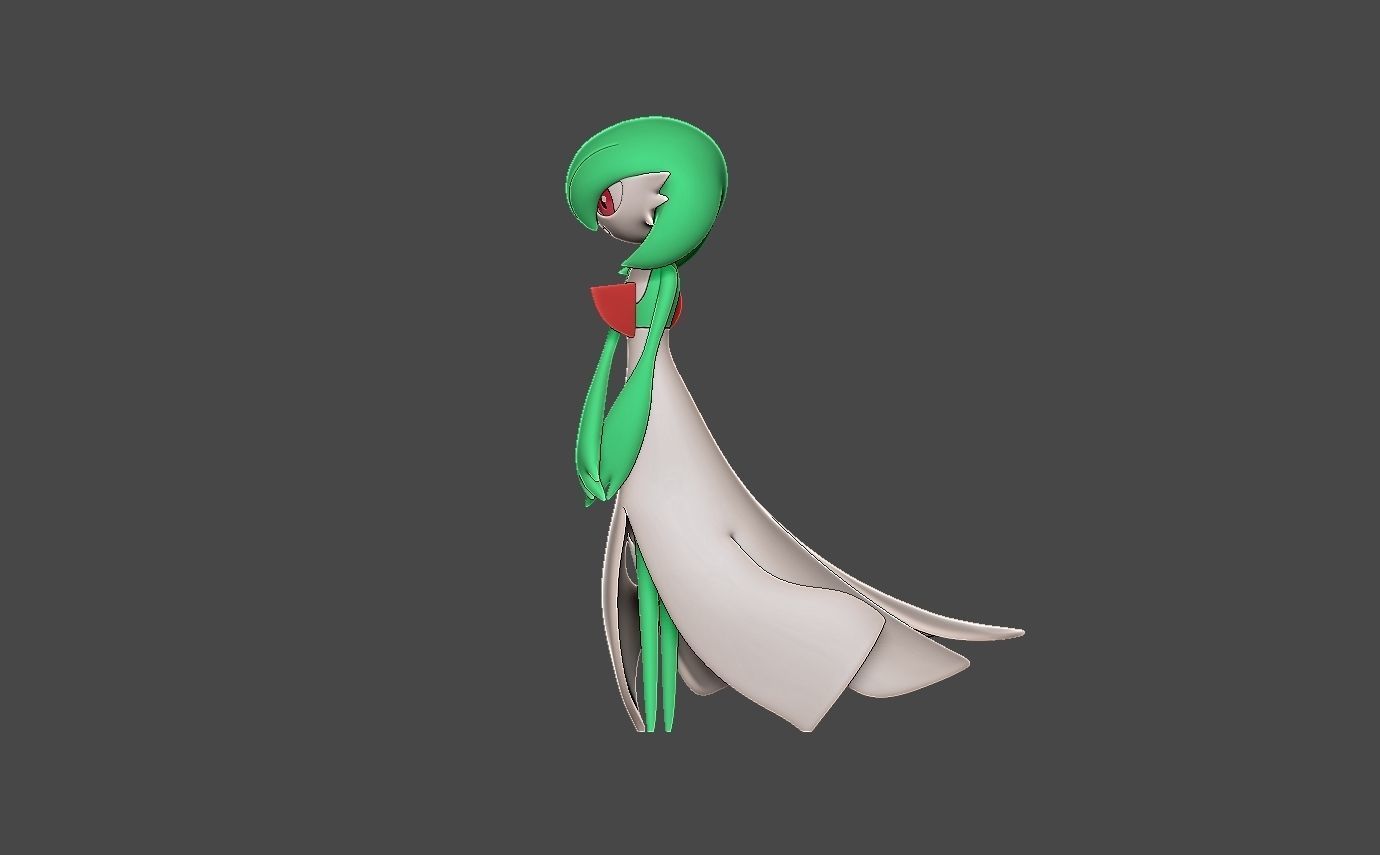 Pokemon ralts evolution pack 3D print model_22