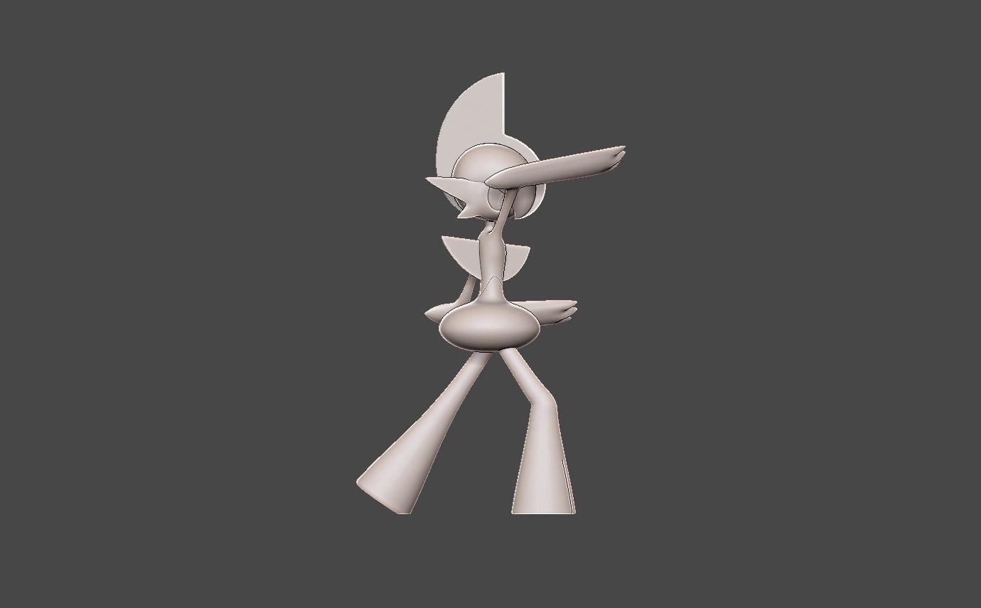 Pokemon ralts evolution pack 3D print model_38