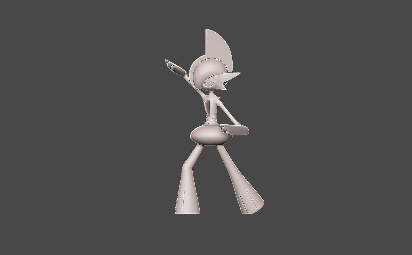 Pokemon ralts evolution pack 3D print model_23