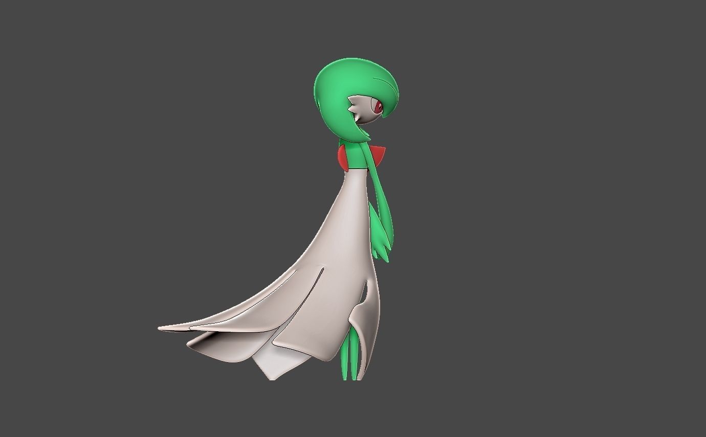 Pokemon ralts evolution pack 3D print model_37