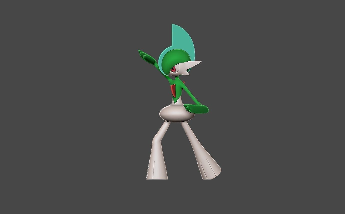 Pokemon ralts evolution pack 3D print model_19