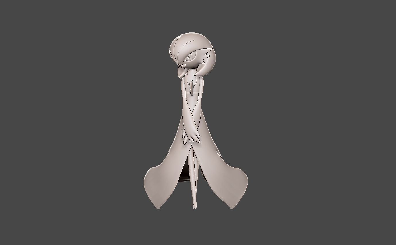 Pokemon ralts evolution pack 3D print model_18