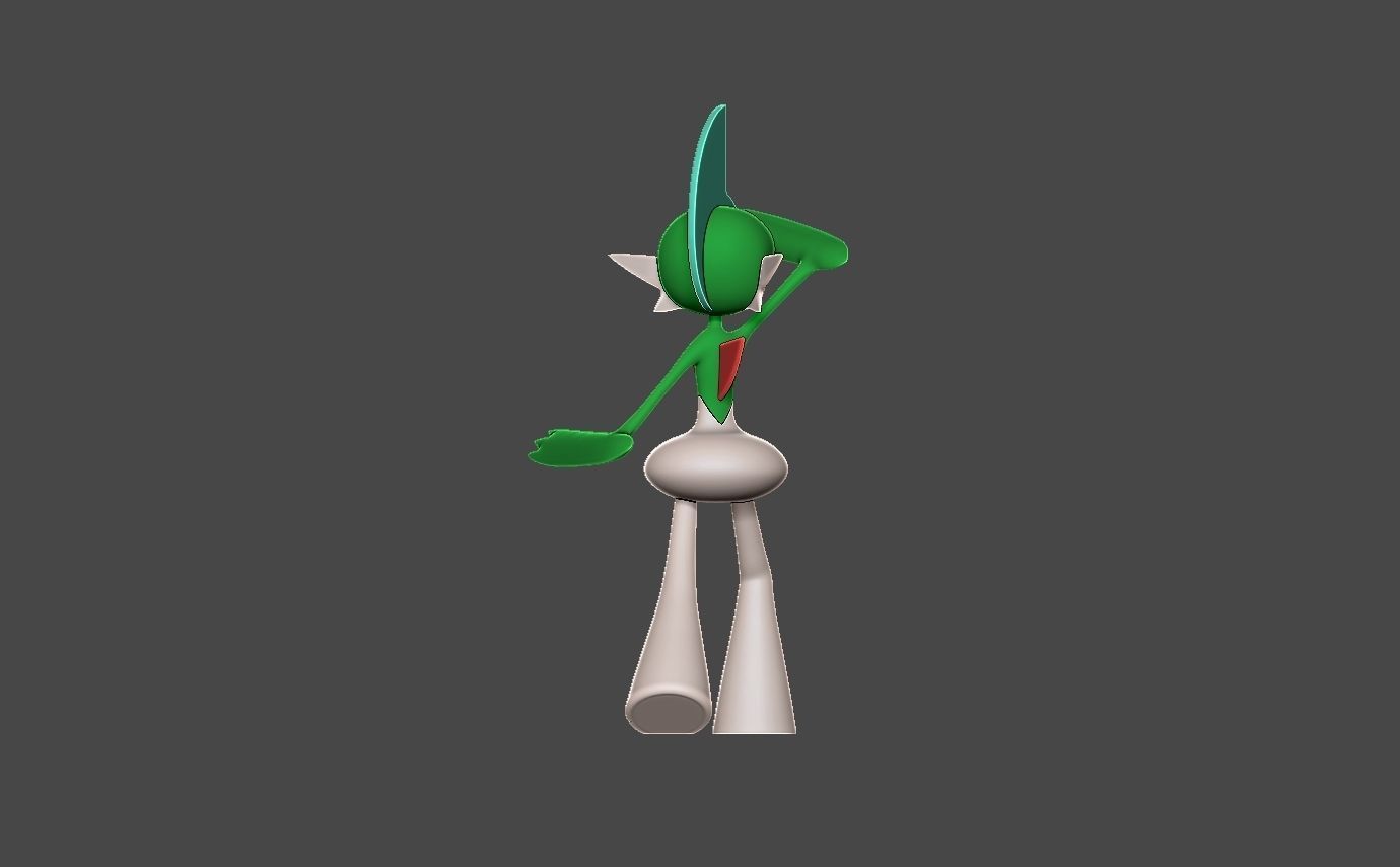 Pokemon ralts evolution pack 3D print model_27