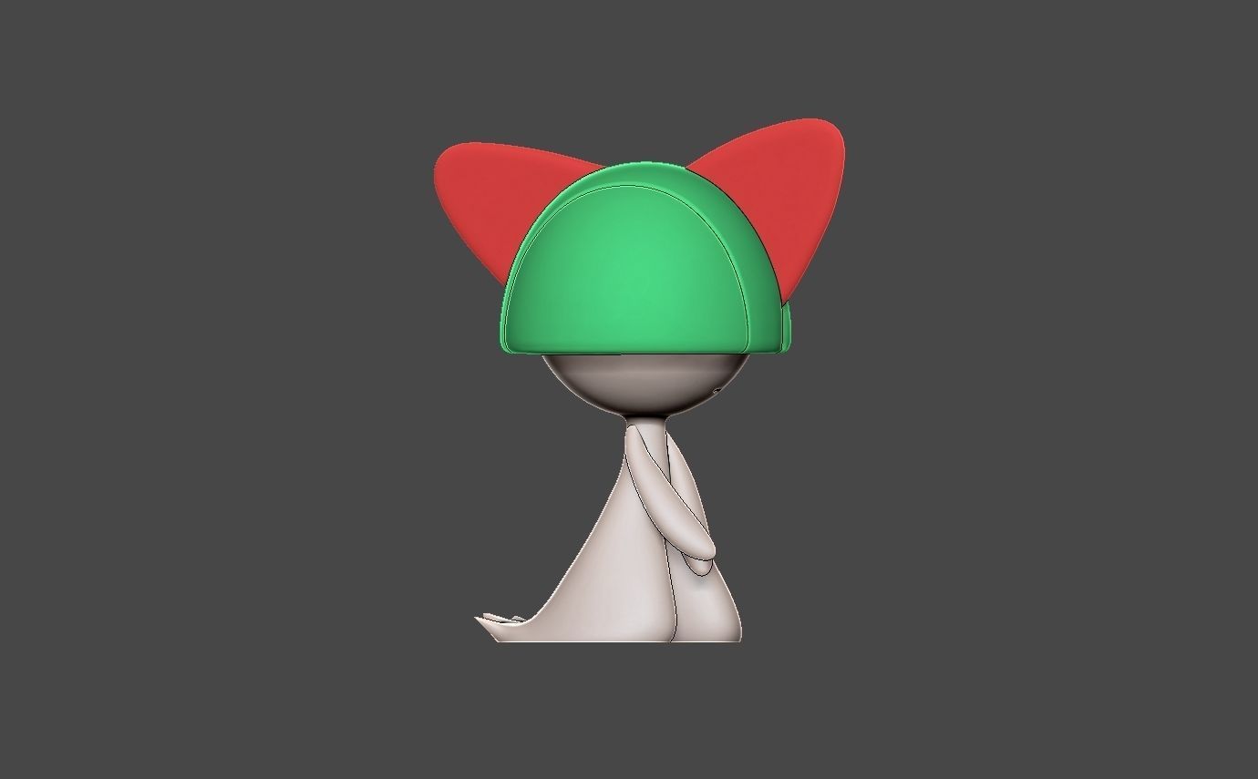 Pokemon ralts evolution pack 3D print model_13