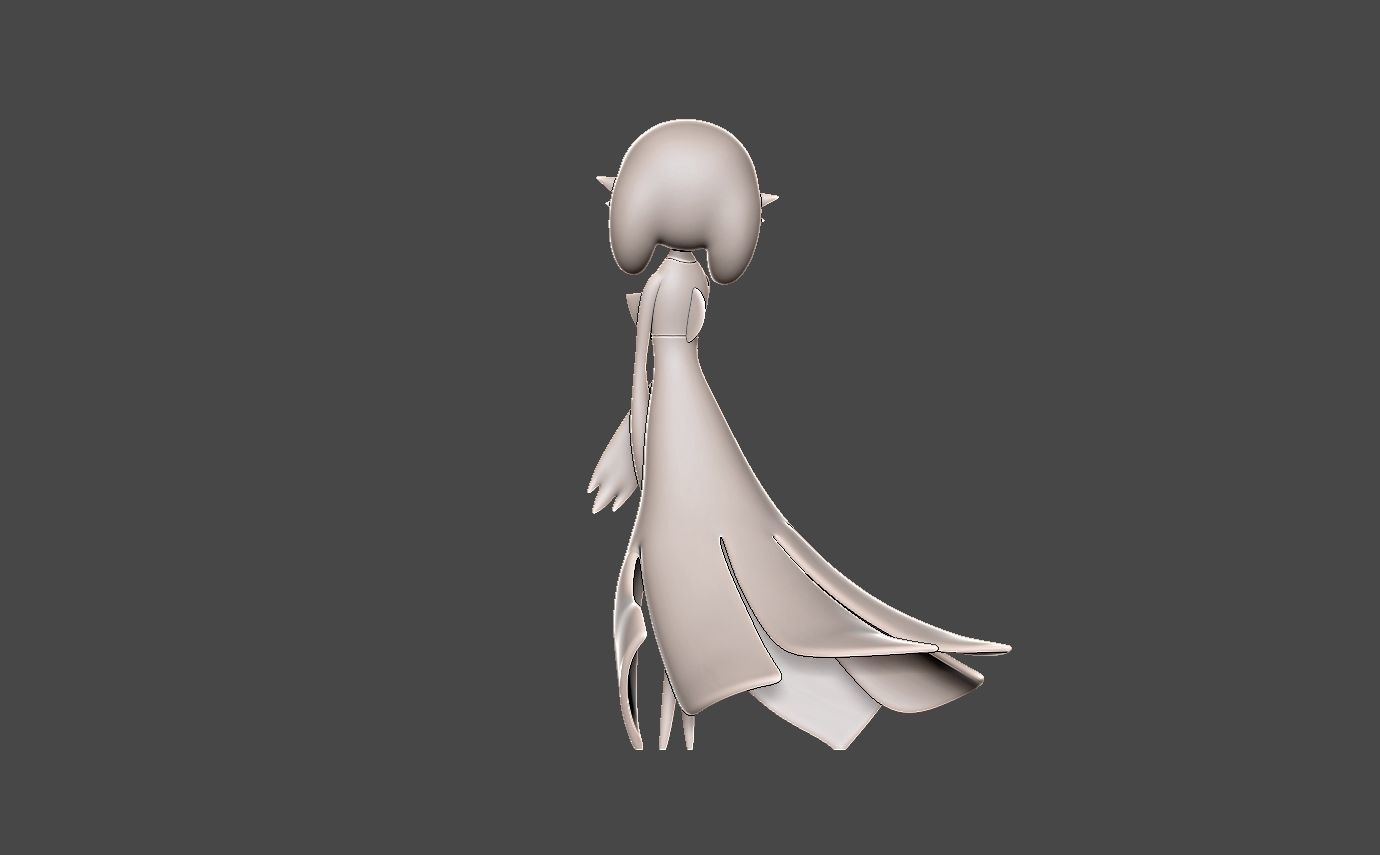 Pokemon ralts evolution pack 3D print model_34