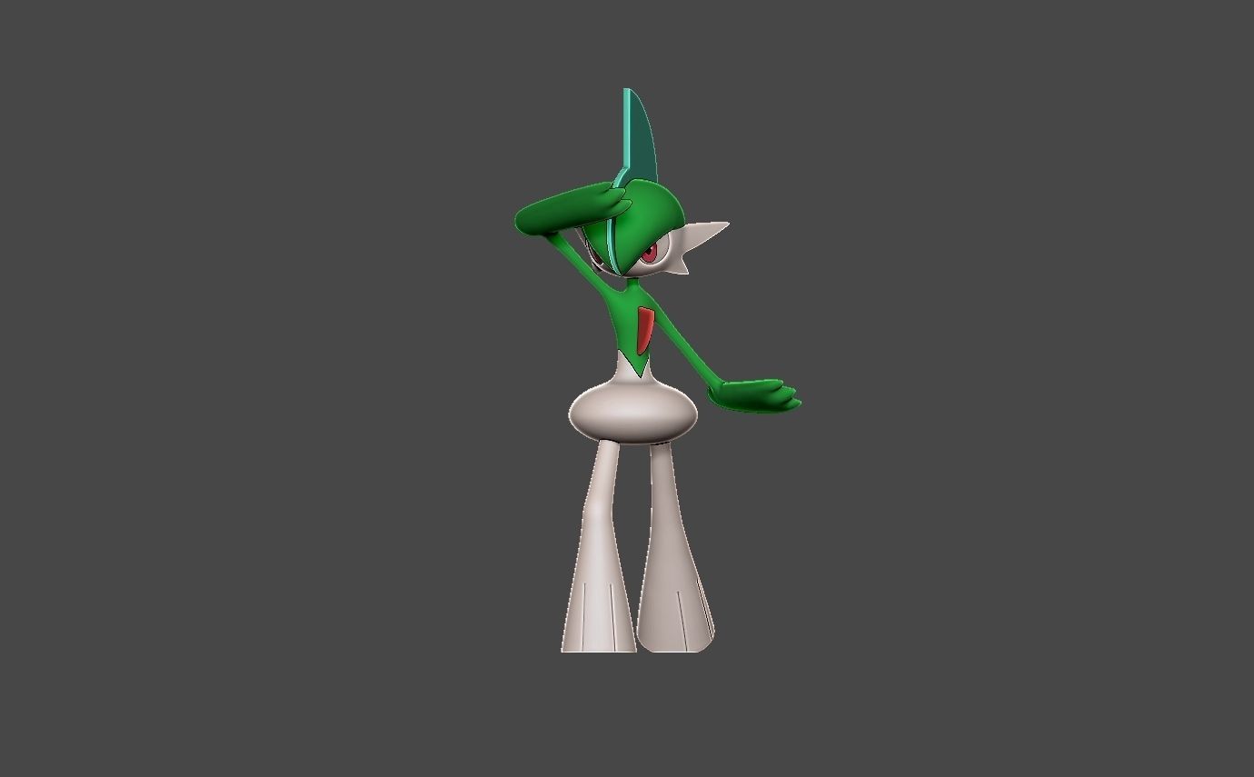 Pokemon ralts evolution pack 3D print model_8