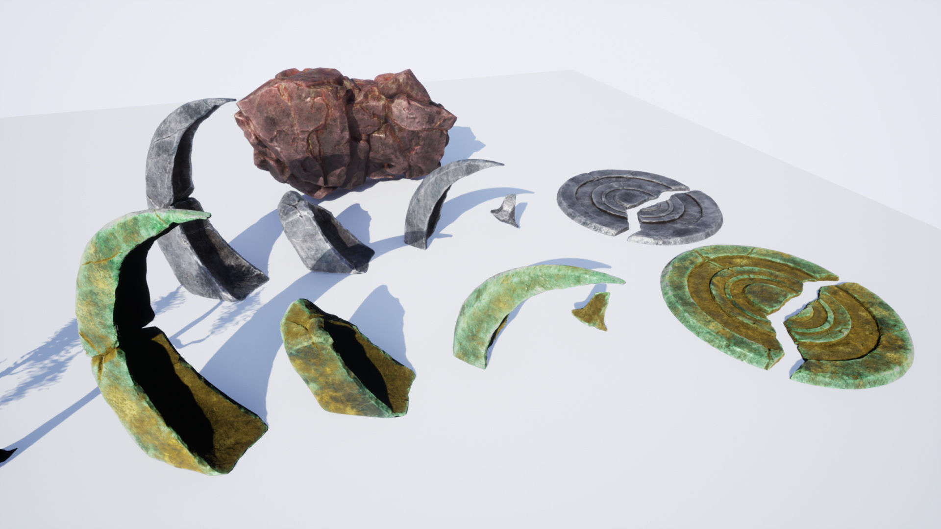 Tropical Alien Jungle - Fantasy Forest Environment - Unreal Low-poly 3D model_53
