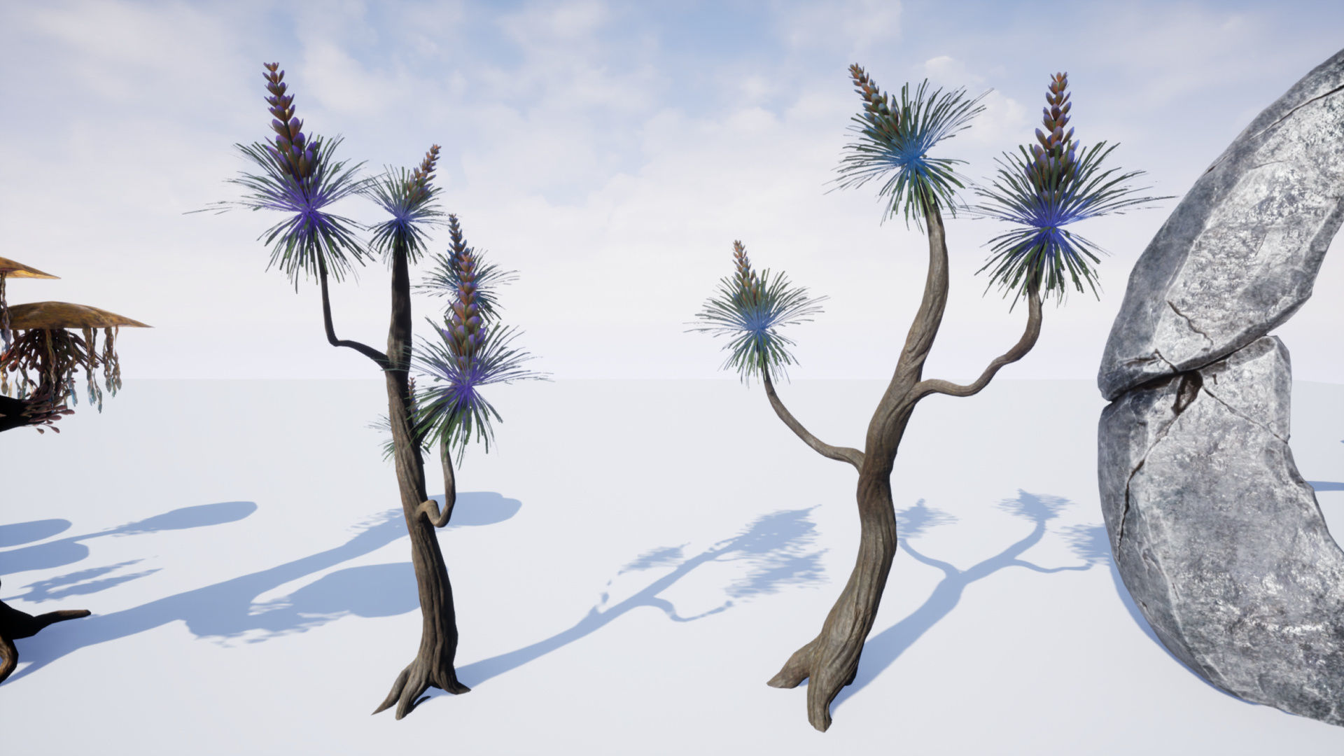 Tropical Alien Jungle - Fantasy Forest Environment - Unreal Low-poly 3D model_51